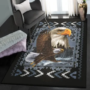 Native Land Bedroom Rugs, Native American Eagle GS 0406TT Rug