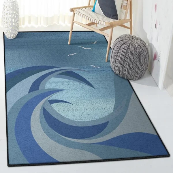 Surf Modern Rugs, Waves Rug