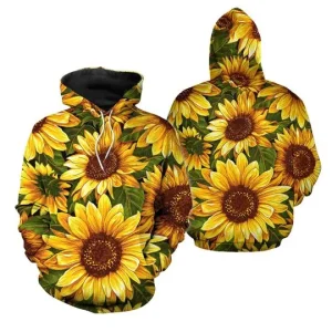 Sunflower Hoodie 3D