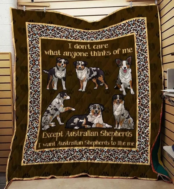 Australian Shepherd 09 Blanket Th10072019 Quilt and Home Decor