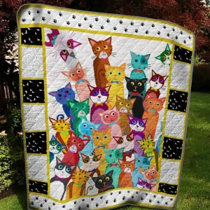 Cat Td1511154 Quilt Blanket and Home Decor