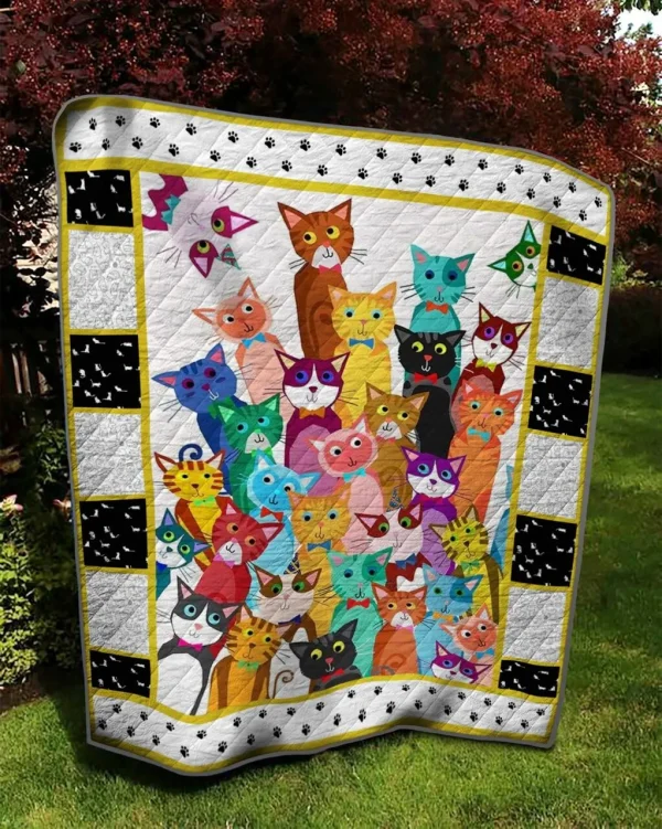 Cat Td1511154 Quilt Blanket and Home Decor