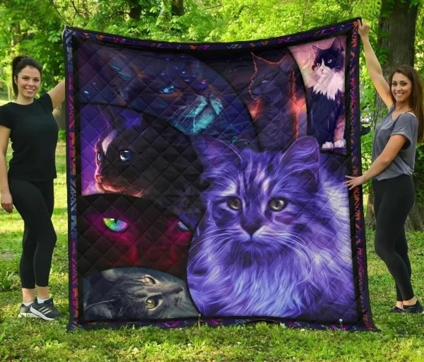 Cats Cl05120081Mdq Quilt Blanket and Home Decor