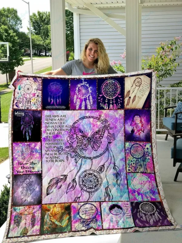 Dreamcatcher Catch Your Dreams Quilt Blanket and Home Decor