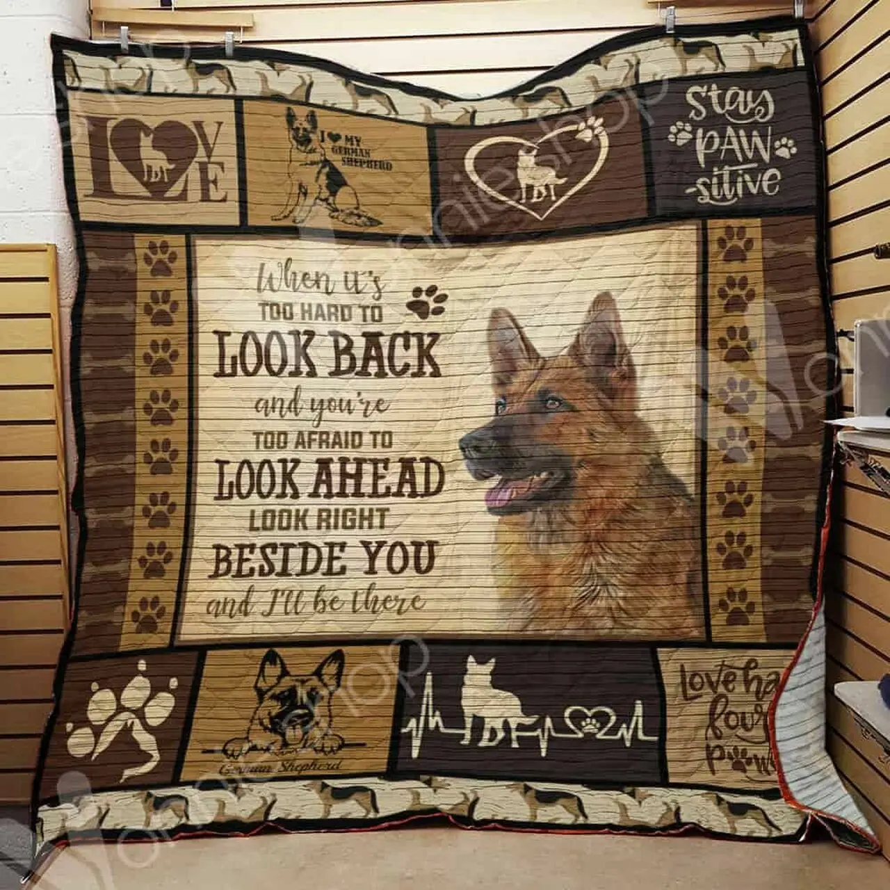 German Shepherd Dog Quilt Blanket Dhc06021375Td and Home Decor