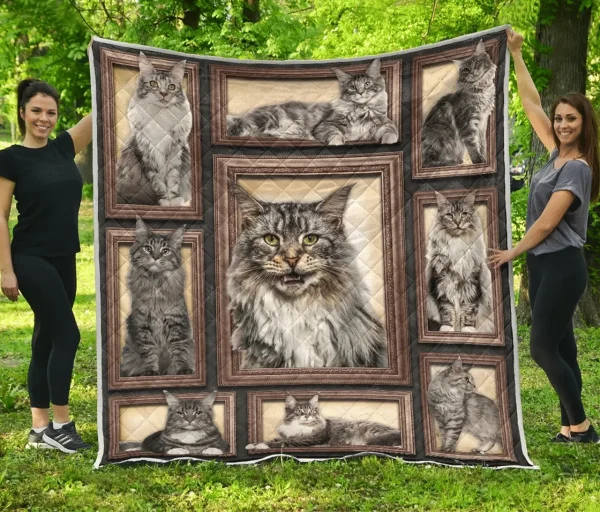 Maine Coon Cat O Quilt Sy and Home Decor