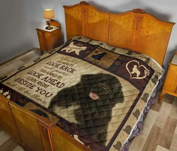 Newfoundland Dog Blanket Quilt and Home Decor