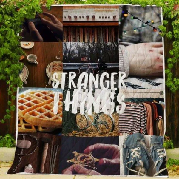 1983 Stranger Things Quilt Blanket and Home Decor