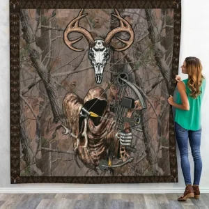 3D Bow Hunting Custom Quilt and Home Decor