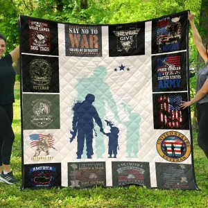 A Bc Veterans Premium Quilt Blanket and Home Decor