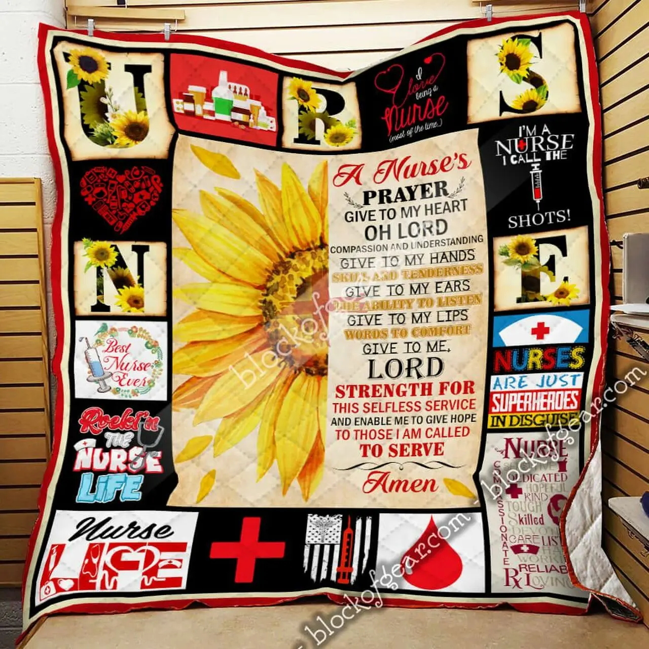 A Nurse’S Prayer Quilt and Home Decor