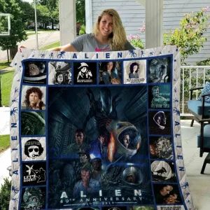 Adu Alien Quilt Blanket Ver 3 and Home Decor