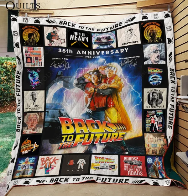 Adu – Back To The Future Quilt Blanket Ver 2 and Home Decor