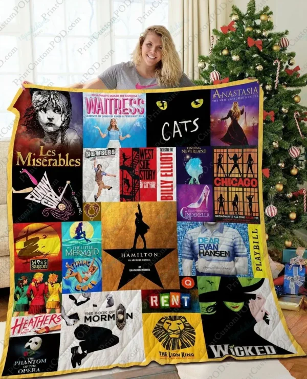 Adu Broadway Quilt Blanket and Home Decor