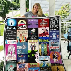 Adu Broadway Quilt Blanket Ver 28 and Home Decor