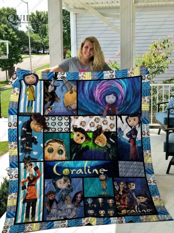 Adu Coraline Quilt Blanket and Home Decor