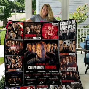 Adu Criminal Minds 15Th Quilt Blanket and Home Decor