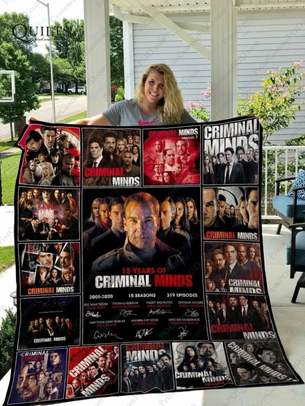 Adu Criminal Minds 15Th Quilt Blanket and Home Decor