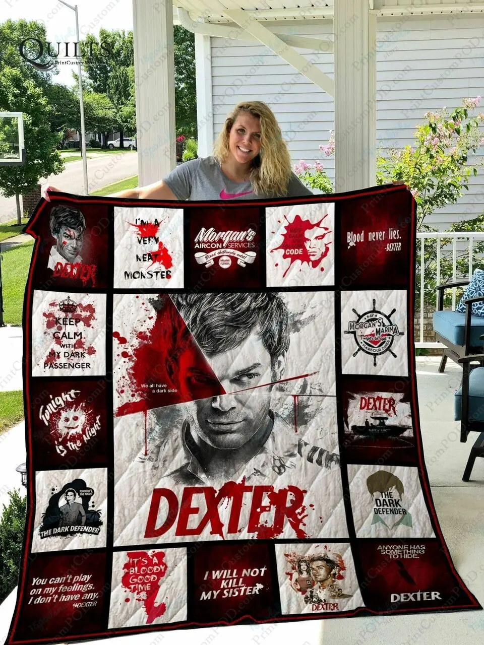 Adu Dexter Quilt Blanket Ver 1 and Home Decor