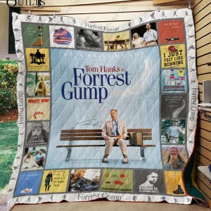 Adu -Forrest Gump Quilt Blanket and Home Decor