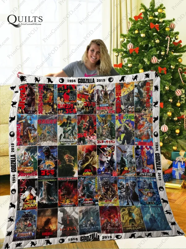 Adu – Godzilla Quilt Blanket Ver 3 and Home Decor