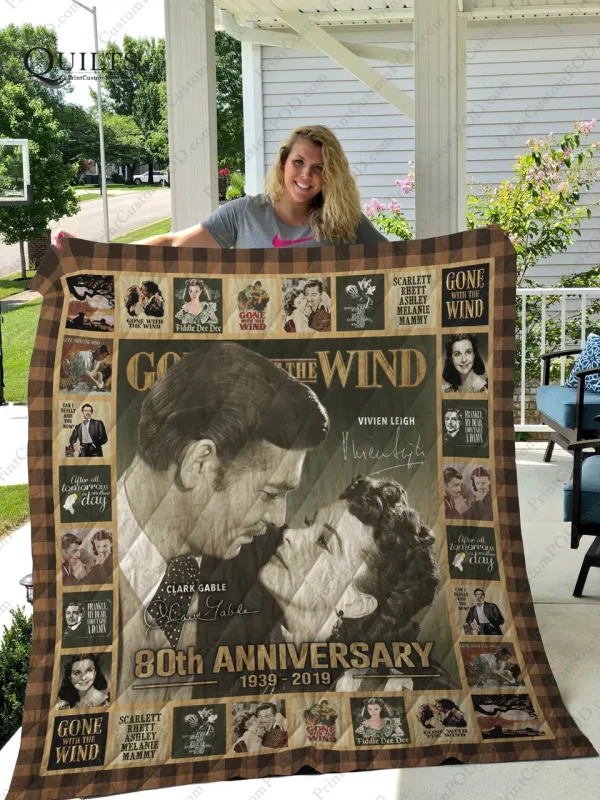 Adu – Gone With The Wind Quilt Blanket Ver 2 and Home Decor