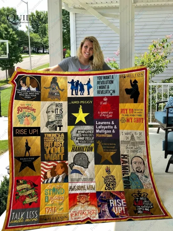 Adu Hamilton Quilt Blanket Ver 28 and Home Decor