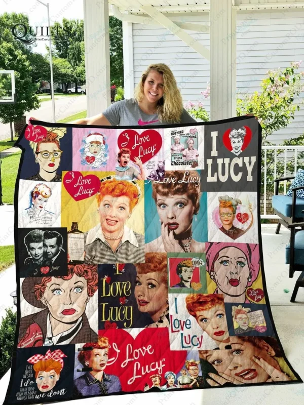 Adu I Love Lucy Quilt Blanket and Home Decor
