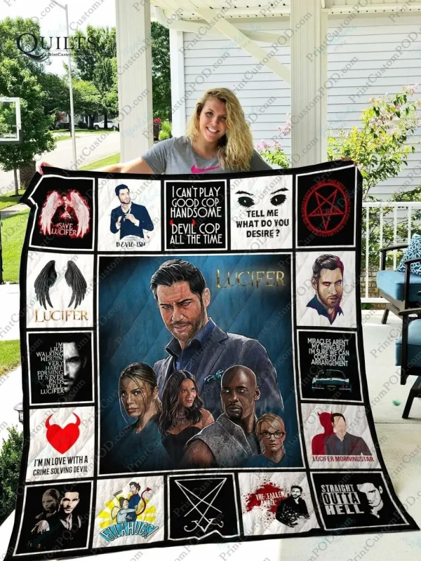 Adu Lucifer Quilt Blanket Ver 1 and Home Decor