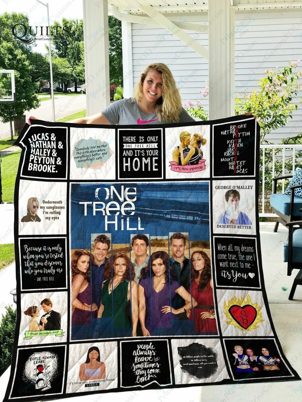 Adu One Tree Hill Quilt Blanket Ver 17 2 and Home Decor