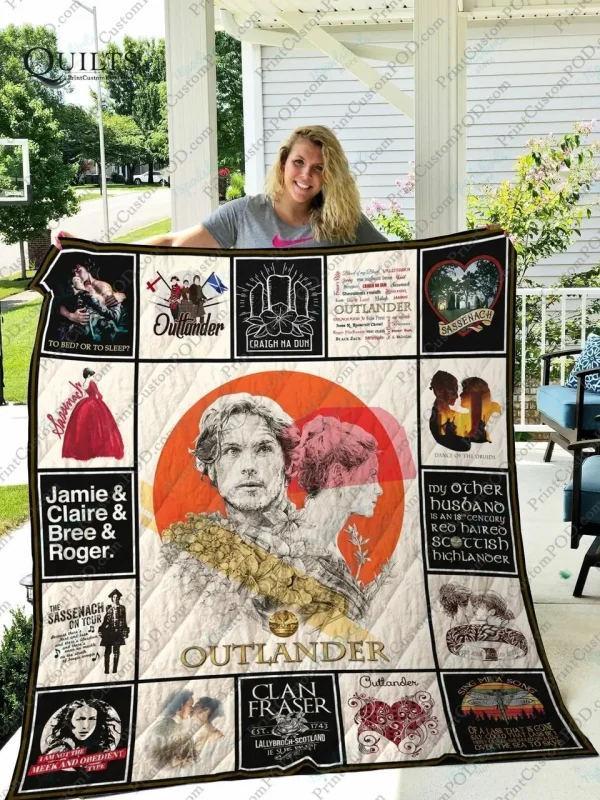 Adu Outlander 2014 Stroke Quilt Blanket Ver 3 and Home Decor