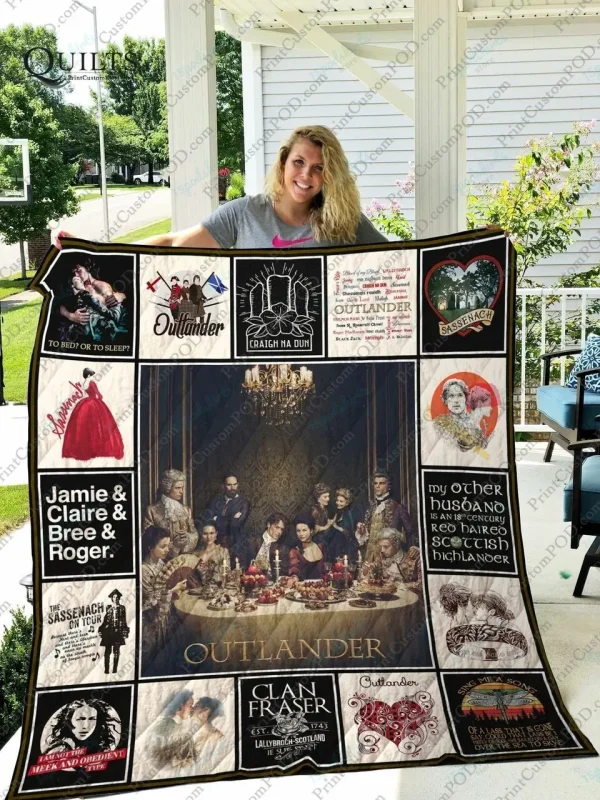 Adu Outlander 2014 Stroke Quilt Blanket Ver 4 and Home Decor
