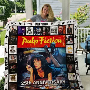 Adu -Pulp Fiction Quilt Blanket Ver 1 and Home Decor