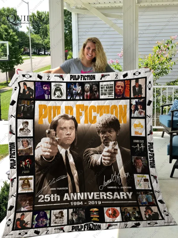 Adu -Pulp Fiction Quilt Blanket Ver 2 and Home Decor