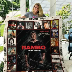 Adu Rambo Quilt Blanket Ver 2 and Home Decor