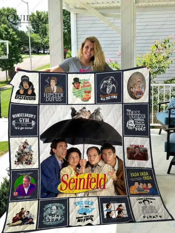 Adu Seinfeld Quilt Blanket Ver 17 1 and Home Decor