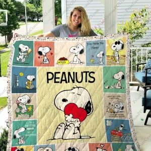 Adu Snoopy Quilt Blanket and Home Decor
