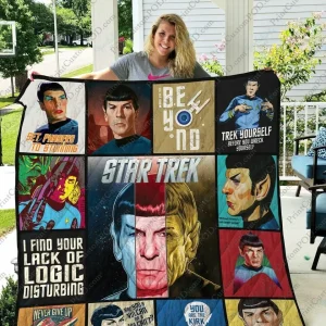 Adu Star Trek Cast Quilt Blanket and Home Decor