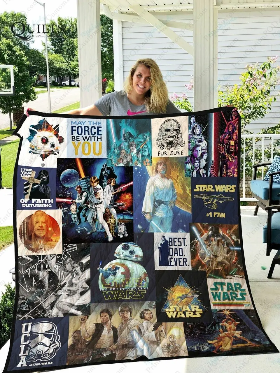 Adu Star Wars Quilt Blanket and Home Decor