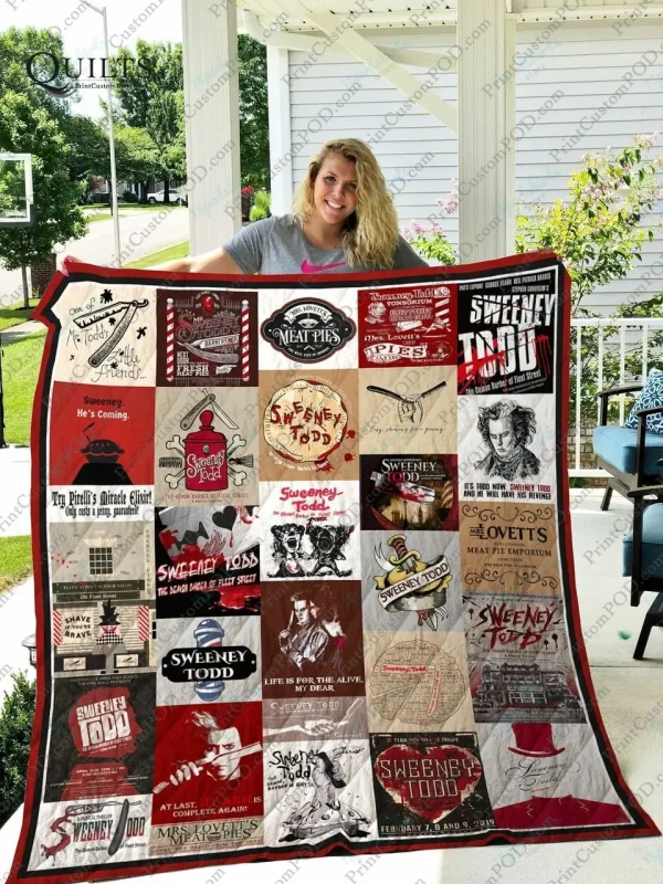 Adu Sweeney Todd Quilt Blanket Ver 28 and Home Decor