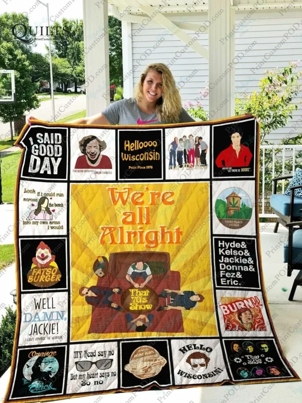 Adu That 70S Show Quilt Blanket Ver 2 and Home Decor