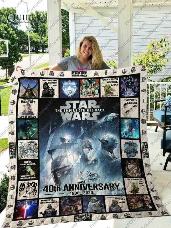 Adu The Empire Strikes Back Quilt Blanket and Home Decor