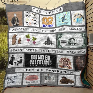 Adu – The Office Quilt Blanket and Home Decor