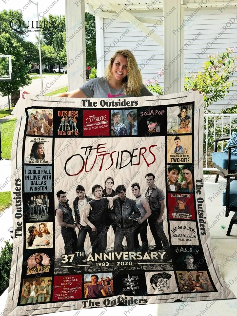 Adu The Outsiders Quilt Blanket Ver 1 and Home Decor