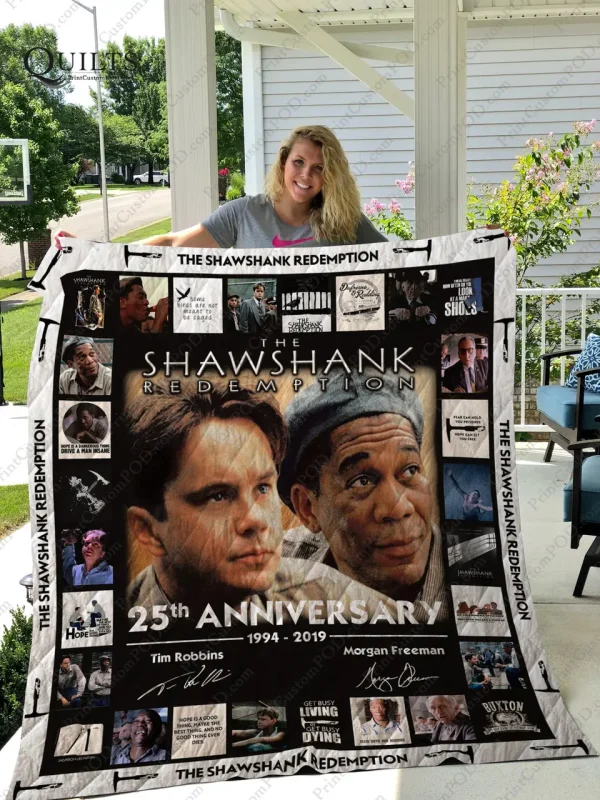 Adu -The Shawshank Redemption Quilt Blanket Ver 1 and Home Decor