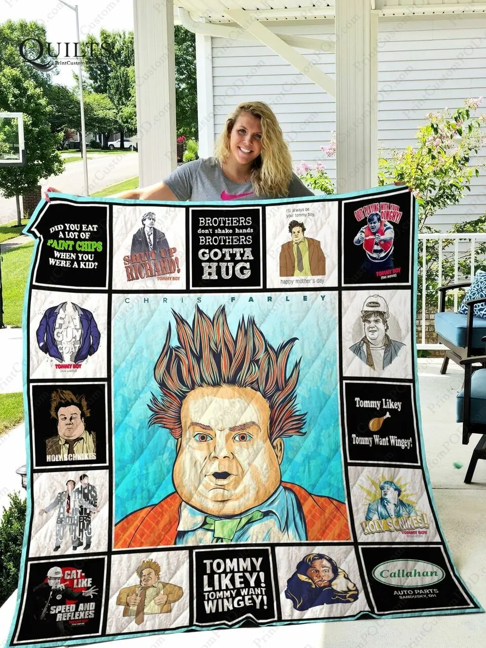 Adu Tommy Boy Quilt Blanket Ver 17 1 and Home Decor