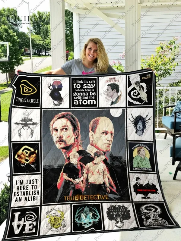 Adu True Detective Quilt Blanket Ver 4 and Home Decor