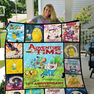 Adventure Time H89 Quilt and Home Decor