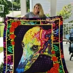 Afghan Hound Quilt Blanket Lukov8 Dhc0301823Dd and Home Decor