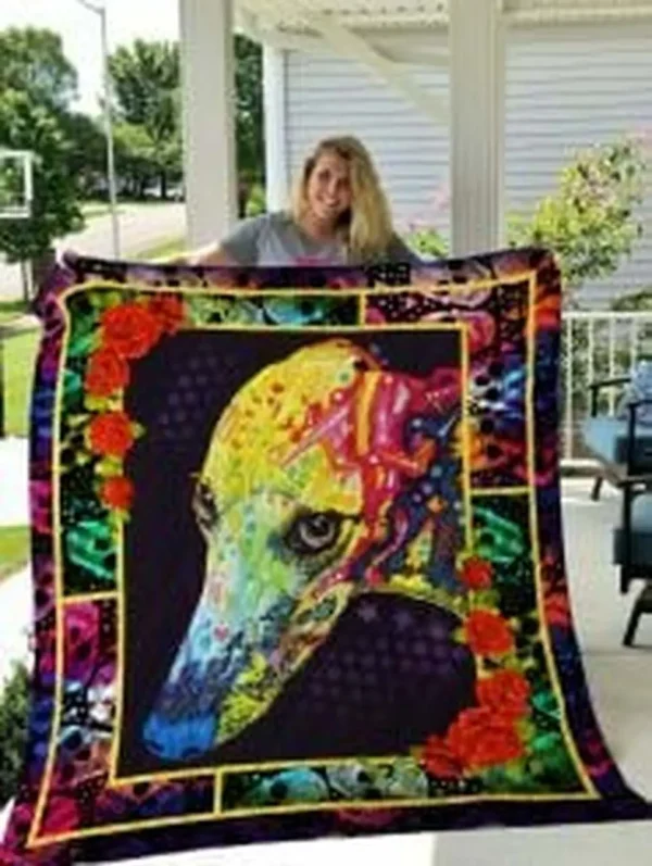 Afghan Hound Quilt Blanket Lukov8 Dhc0301823Dd and Home Decor